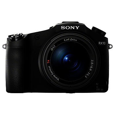 Sony Cyber-shot DSC-RX10 Bridge Camera, HD 1080p, 20.2MP, 8.3x Optical Zoom, Wi-Fi, NFC, EVF, 3” LCD Screen Sony Cyber-shot DSC-RX10 Bridge Camera, HD 1080p, 20.2MP, 8.3x Optical Zoom, Wi-Fi, NFC, EVF, 3” LCD Screen